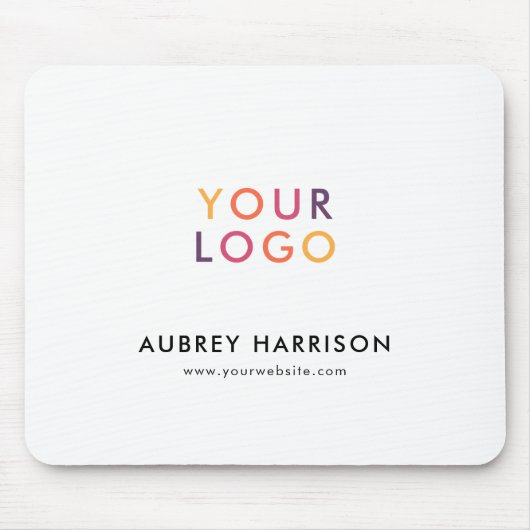 Tapis De Souris Logo Moderne Simple Professionnel (Devant)