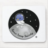 Tapis De Souris Logo Mousepad de Tweep de l'espace (Devant)