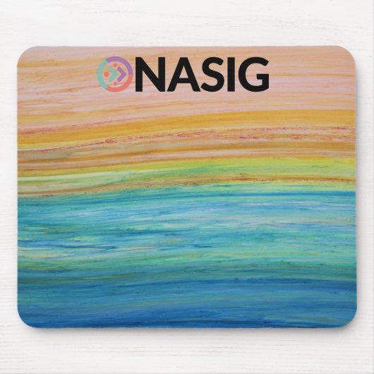 Tapis De Souris Logo noir du pavé souris (Devant)