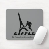 Tapis De Souris Logo noir Mousepad d'Eiffle (Avec souris)