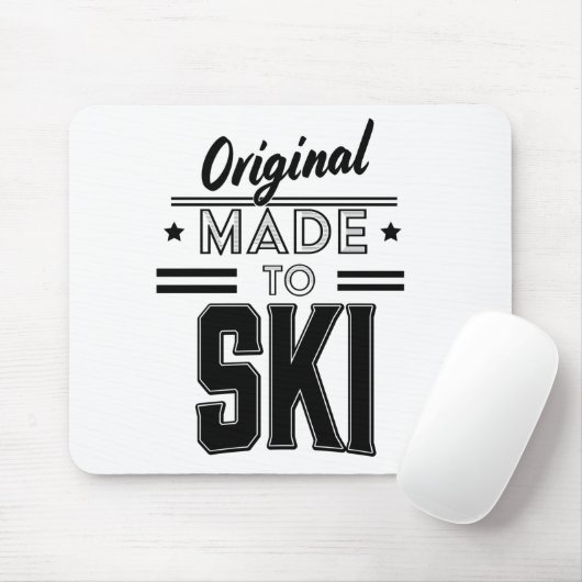 Tapis De Souris Logo original Fabriqué à Ski (Avec souris)