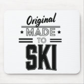 Tapis De Souris Logo Original Made to Ski (Devant)