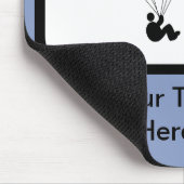 Tapis De Souris Logo Paraglider personnalisable (Coin)