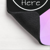 Tapis De Souris Logo personnalisé et mousepad texte (Coin)
