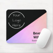 Tapis De Souris Logo personnalisé et mousepad texte (Avec souris)