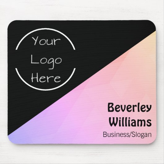 Tapis De Souris Logo personnalisé et mousepad texte (Devant)