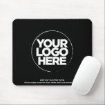 Tapis De Souris Logo personnalisé et texte moderne<br><div class="desc">Créez vos pads de souris personnalisées uniques en téléchargeant votre logo d'entreprise et en ajoutant votre texte personnalisé. Un design simple et professionnel impressionne vos clients ! Le modèle du pavé de souris moderne est entièrement personnalisable. Vous pouvez également ajouter le logo, la photo, le clipart ou les images à...</div>