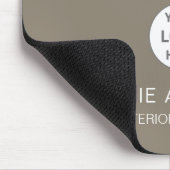 Tapis De Souris Logo Personnalisé Moderne Professionnel (Coin)