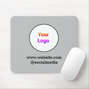 Tapis De Souris Logo personnalisé simple et élégant ici société c