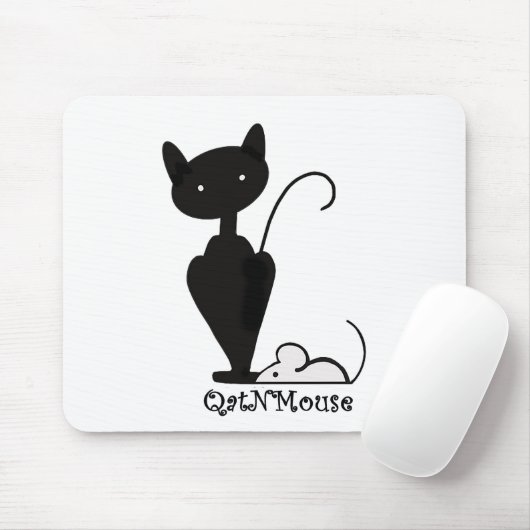 Tapis De Souris Logo QatNMouse Mousepad (Avec souris)