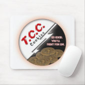 Tapis De Souris Logo rond Mousepad de TCC (Avec souris)