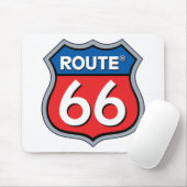 Tapis De Souris Logo Route 66 (Avec souris)