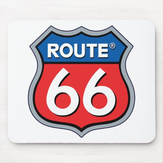 Tapis De Souris Logo Route 66 (Devant)