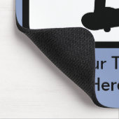 Tapis De Souris Logo sur skateboard personnalisable (Coin)