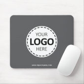 Tapis De Souris Logo Télécharger Moderne Simple Grey (Avec souris)