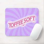 Tapis De Souris Logo ToffeeSoft Mousepad - Rose (Avec souris)