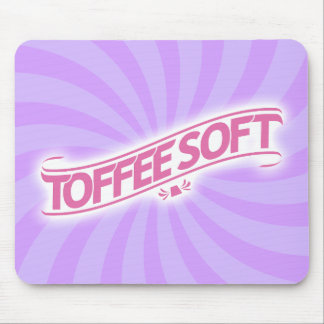 Tapis De Souris Logo ToffeeSoft Mousepad - Rose