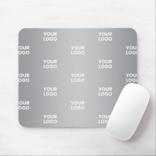 Tapis De Souris Logos répétitifs sur un dégradé gris (couleur modi