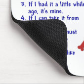 Tapis De Souris Lois 2 de propriété de SOFT-COATED TERRIER BLOND (Coin)