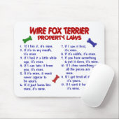 Tapis De Souris Lois 2 de propriété de TERRIER de RENARD de FIL (Avec souris)