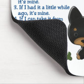 Tapis De Souris Lois 4 de propriété de Pinscher miniature (Coin)