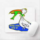 Tapis De Souris L'oiseau d'obstruction de grenouille abandonnent (Avec souris)