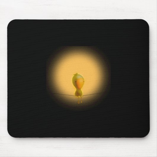 Tapis De Souris L'oiseau tôt Mousepad (Devant)