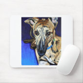 Tapis De Souris Loki - chien de Lurcher (Avec souris)