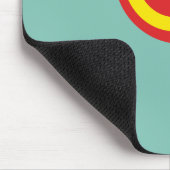 Tapis De Souris Lollipop rouge spirale (Coin)