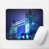 Tapis De Souris London Tower Bridge & Blue Night (Avec souris)