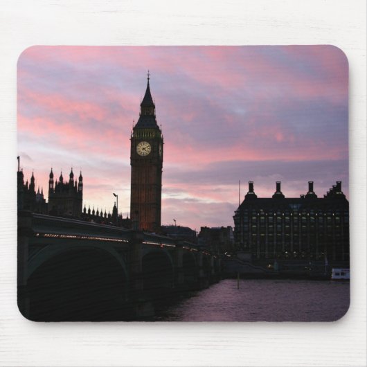 Tapis De Souris Londres Sunset (Devant)