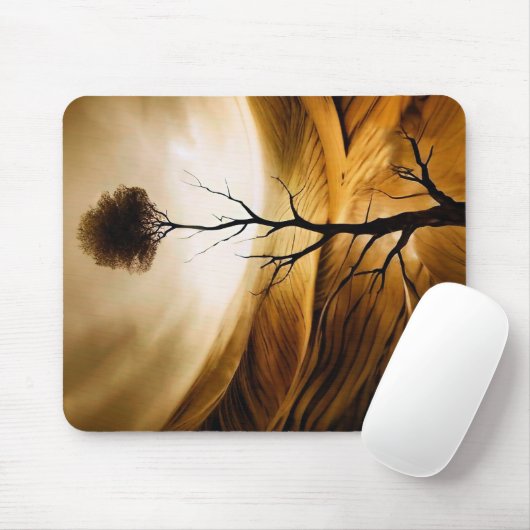 Tapis De Souris Lonely Desert Tree (Avec souris)