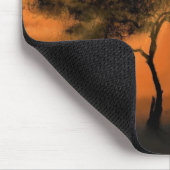 Tapis De Souris Lonely Tree Sunbeams v - Sunrise (Coin)
