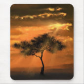 Tapis De Souris Lonely Tree Sunbeams v - Sunrise (Devant)