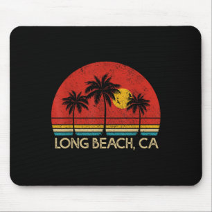 Tapis De Souris Long Beach California Ca Surfer Retro Vintage