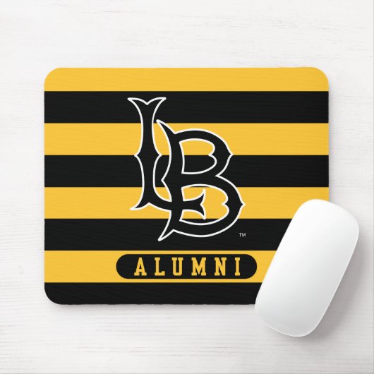 Tapis De Souris Long Beach State Alumni Stripes (Avec souris)
