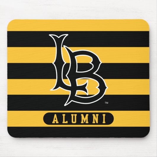 Tapis De Souris Long Beach State Alumni Stripes (Devant)