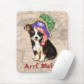 Tapis De Souris Long manteau Chihuahua Pirate (Avec souris)