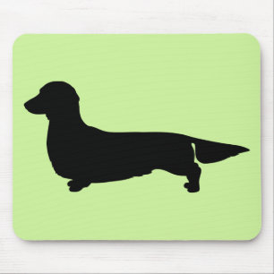 Tapis De Souris Long teckel Mousepad de cheveux