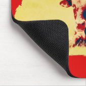 Tapis De Souris Longhorn Cow Texas Art Mouse Pad (Coin)