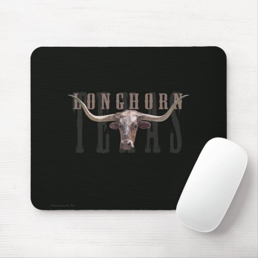 Tapis De Souris Longhorn Mousepad (Avec souris)