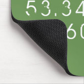 Tapis De Souris Longitude de Dublin (Coin)