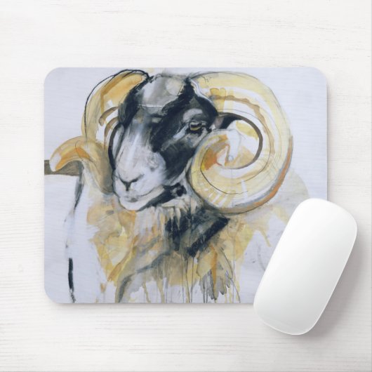 Tapis De Souris Longs moutons de klaxon (Avec souris)