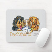 Tapis De Souris Longue Dachshund Lover (Avec souris)