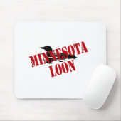 Tapis De Souris Loon du Minnesota (Avec souris)