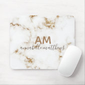 Tapis De Souris L'or blanc de la mode (Avec souris)