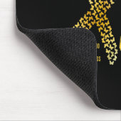 Tapis De Souris L'or de sensibilisation au cancer de l'enfance pou (Coin)