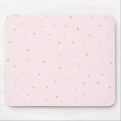 Tapis De Souris L'or pointille le rose de Mousepad (Devant)