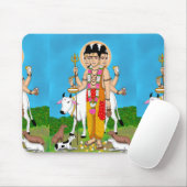 Tapis de souris Lord Dattatreya (Avec souris)