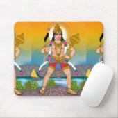 Tapis De Souris Lord Hanuman Mouse Pad (Avec souris)